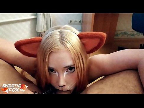 ❤️ Kitsune s'empassa la polla i es corre a la boca ❤❌ Putes a nosaltres ❌️❤